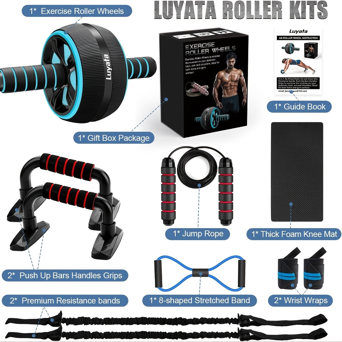 11 Piece Ab Workout Equipment