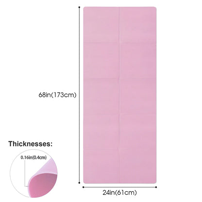 4MM Thick EVA Yoga Mats Anti-slip Sport Fitness Mat