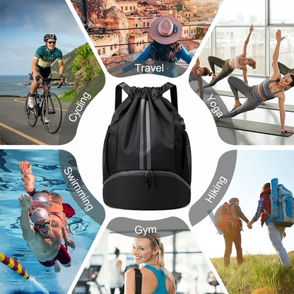 Training and Fitness Drawstring Backpack