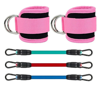 Ankle Straps Resistance Bands Set Fitness