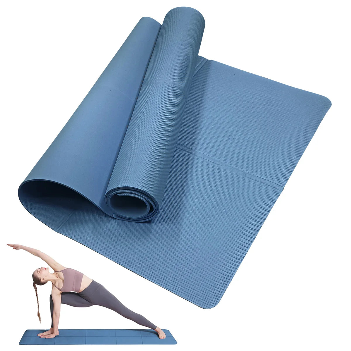 4MM Thick EVA Yoga Mats Anti-slip Sport Fitness Mat