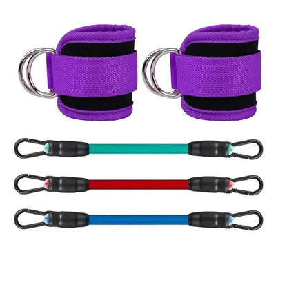 Ankle Straps Resistance Bands Set Fitness