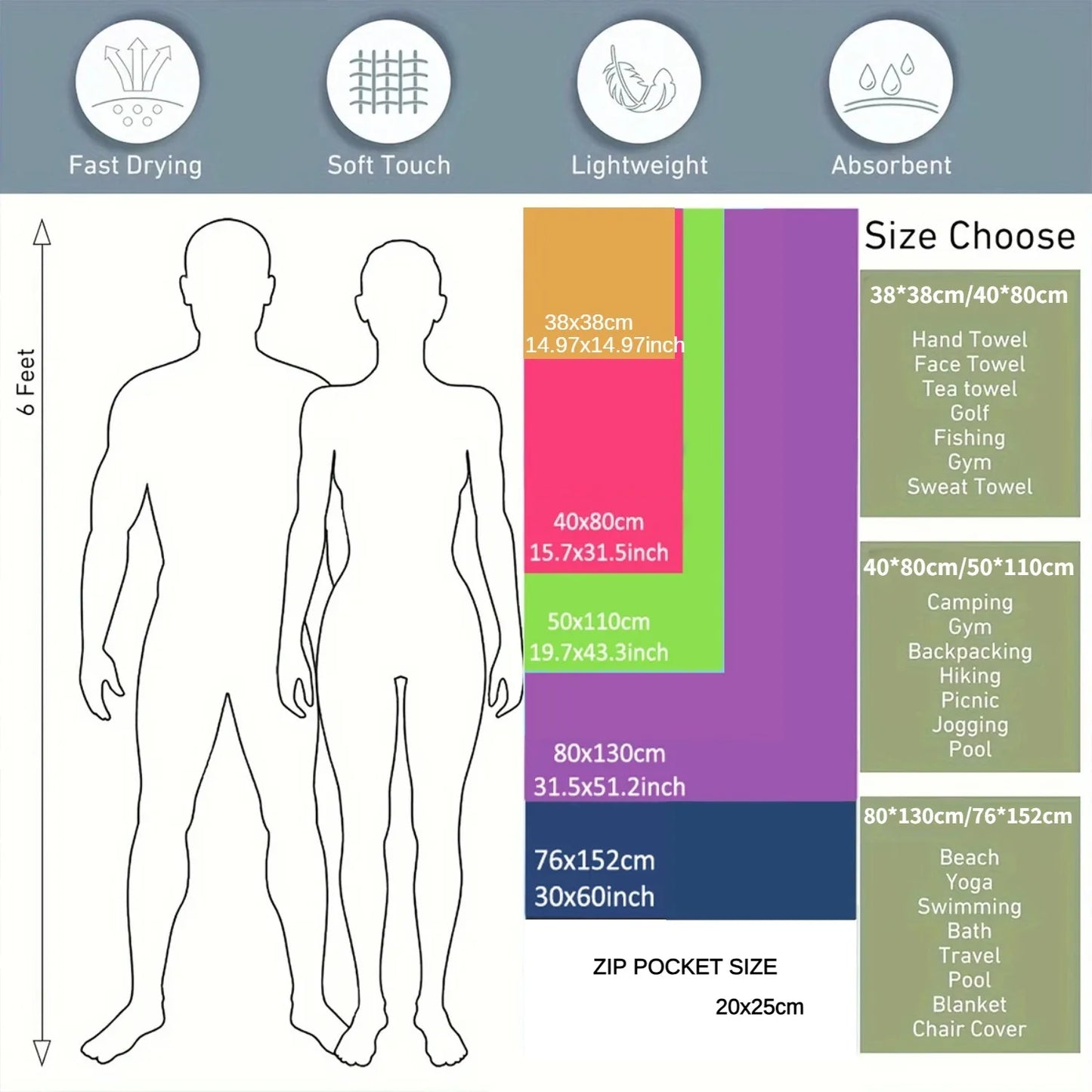 Quick-Dry Microfiber Towel