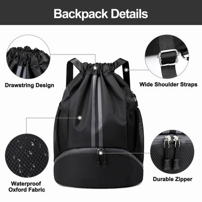 Training and Fitness Drawstring Backpack