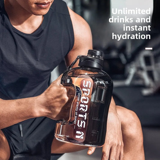 Large Capacity 1.7-2.7 Litre Water Bottle Sports Gym Water Kettle
