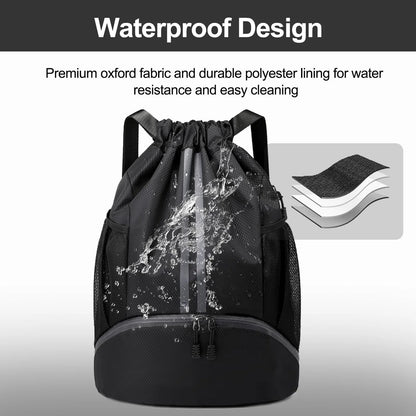 Training and Fitness Drawstring Backpack