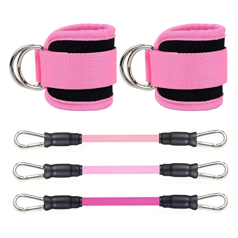 Ankle Straps Resistance Bands Set Fitness