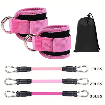 Ankle Straps Resistance Bands Set Fitness