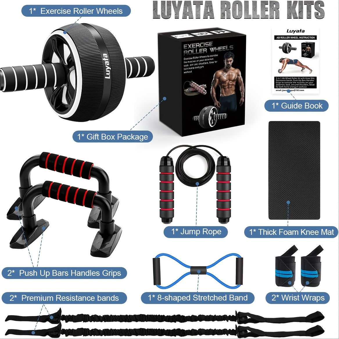 11 Piece Ab Workout Equipment