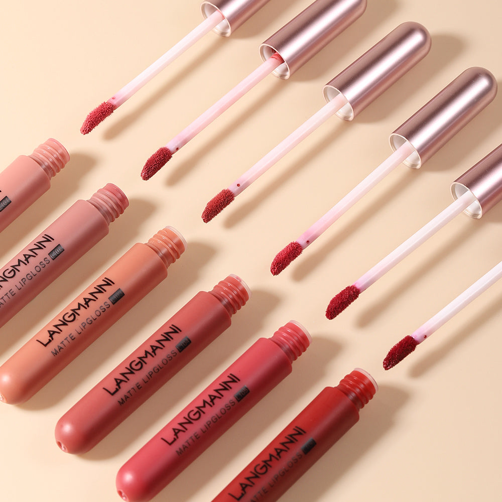 6 set Matte Velvet Lip Glosses